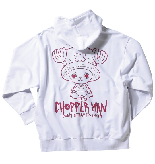 ONEPIECE フルジップパーカー ホワイト