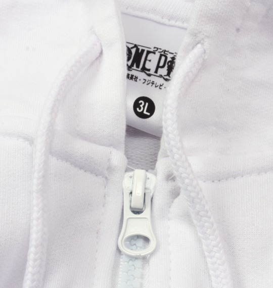ONEPIECE フルジップパーカー ホワイト