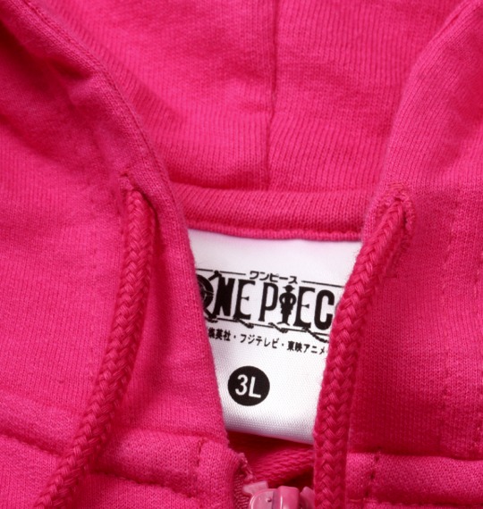 ONEPIECE フルジップパーカー ピンク