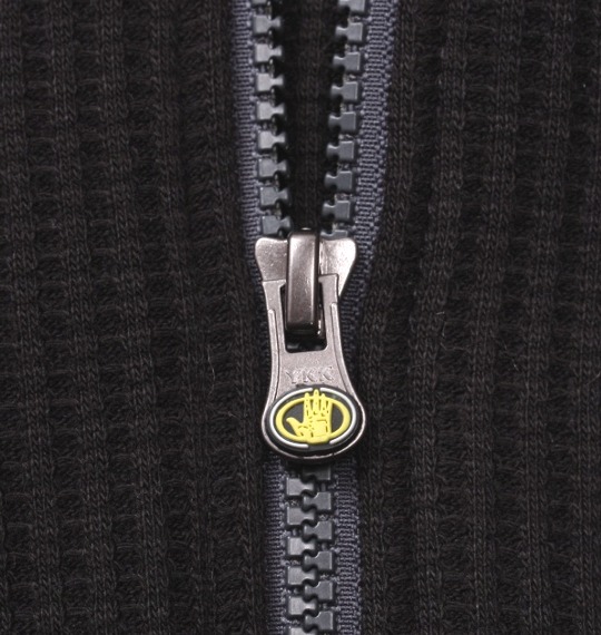 BODY GLOVE ファー付ワッフルパーカー ブラック