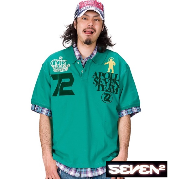 SEVEN2 ポロシャツ(半袖) グリーン