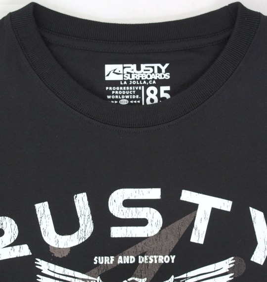 RUSTY Tシャツ(半袖) ブラック