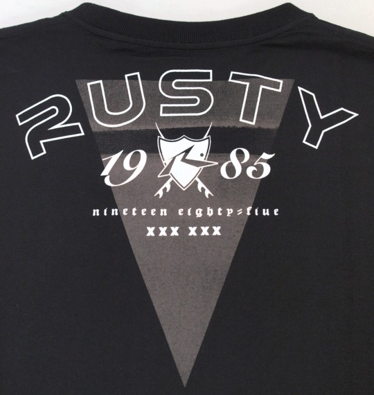 RUSTY Tシャツ(半袖) ブラック