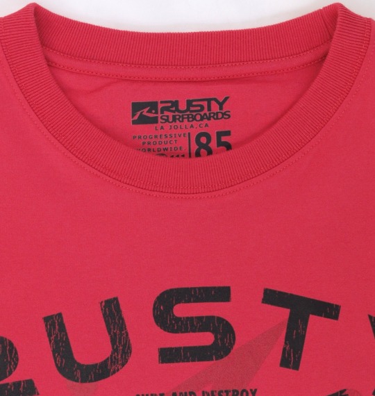 RUSTY Tシャツ(半袖) レッド