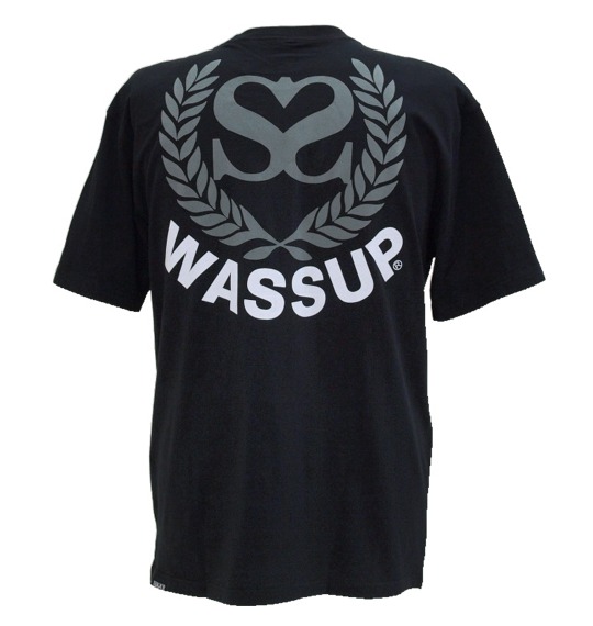 WASSUP 半袖Tシャツ ブラック