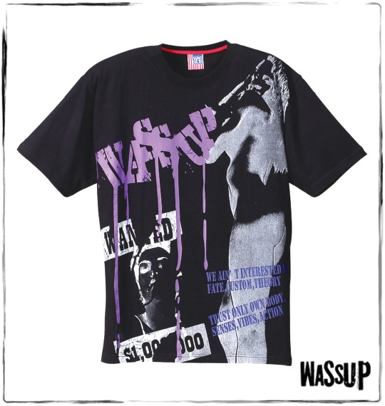 WASSUP Tシャツ(半袖) ブラック