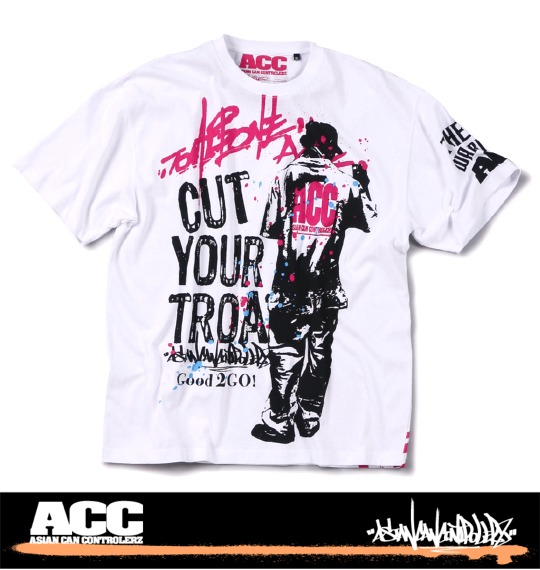 ASIAN CAN CONTROLERZ Tシャツ(半袖) ホワイト