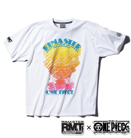 RIMASTER&ONEPIECE(リマスター＆ワンピース) CHOPPERグラデプリント半袖Tシャツ ホワイト