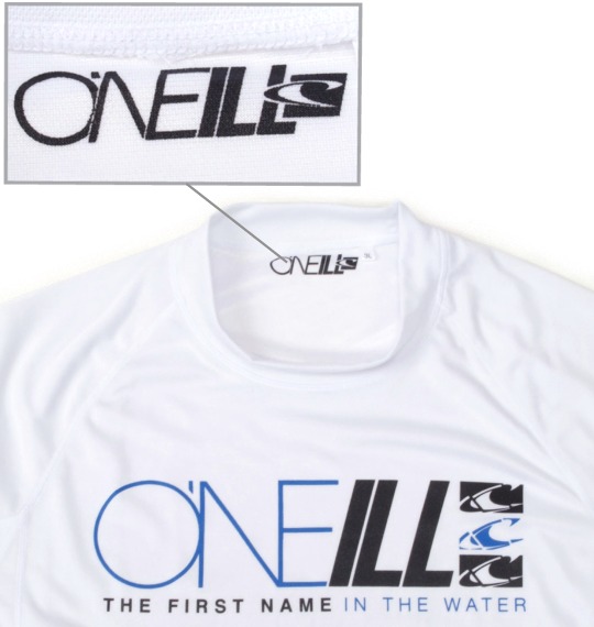 O'NEILL UVカットTシャツ半袖 ホワイト