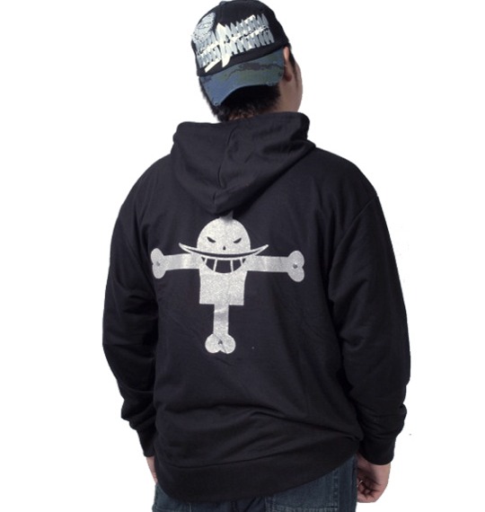 ONEPIECE フルジップパーカー ブラック