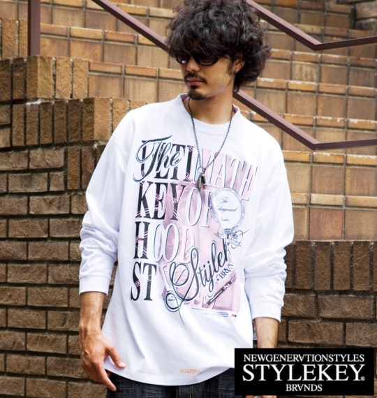 Stylekey Tシャツ(長袖) ホワイト