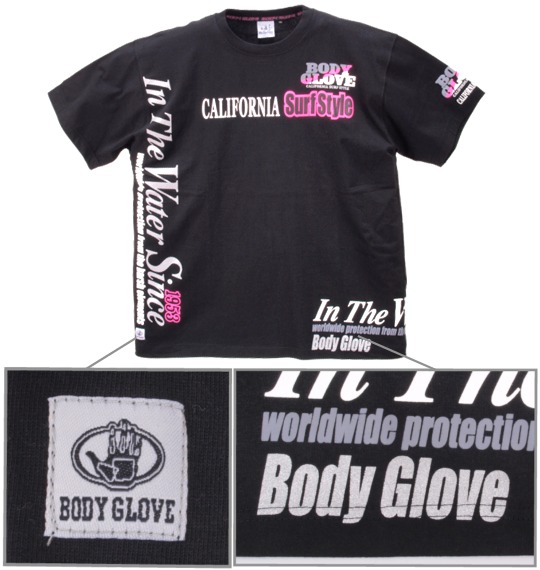 BODY GLOVE Tシャツ(半袖) ブラック