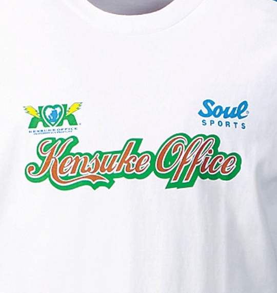 SOUL SPORTS×KENSUKE OFFICE Tシャツ半袖 ホワイト