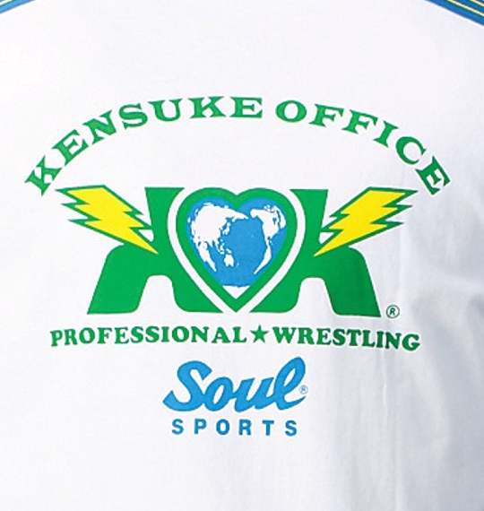 SOUL SPORTS×KENSUKE OFFICE Tシャツ半袖 ホワイト