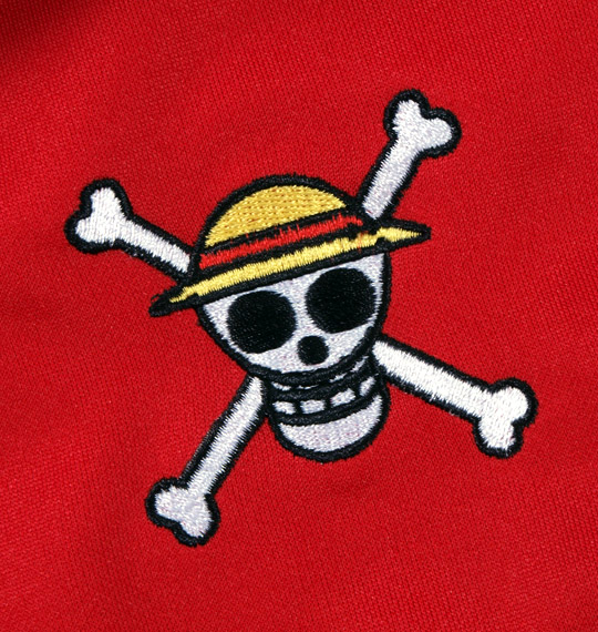 ONEPIECE フルジップジャージ(半袖) レッド