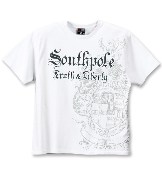 SOUTH POLE Tシャツ半袖 ホワイト