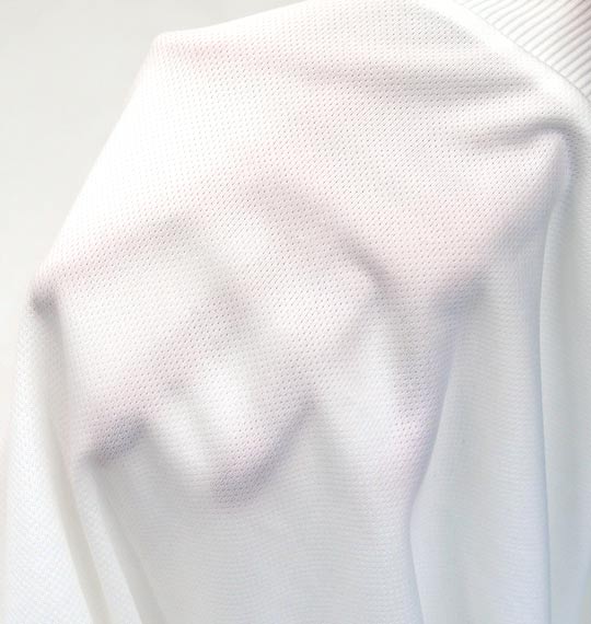 OCEAN PACIFIC ジップパーカーラッシュガード ホワイト×ネイビー