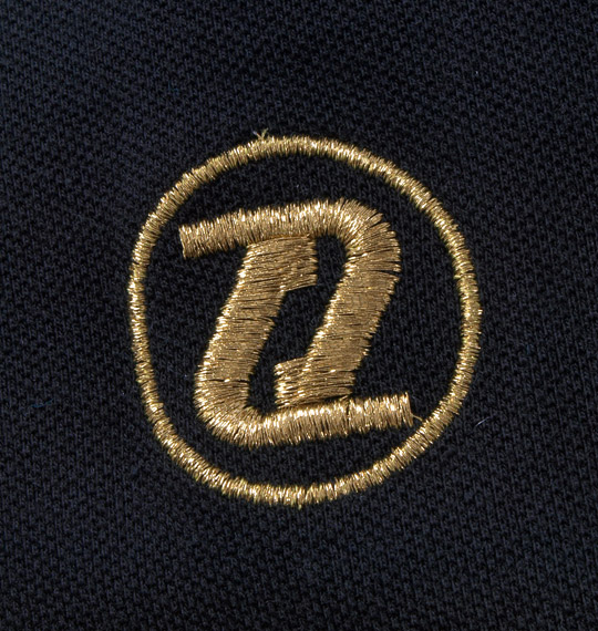 SEVEN2 鹿の子半袖ポロシャツ ブラック