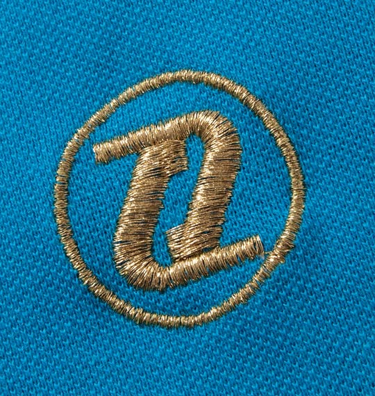 SEVEN2 鹿の子半袖ポロシャツ ターコイズ