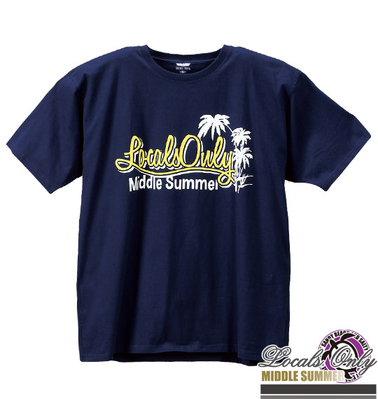 LOCALS ONLY Tシャツ半袖 ネイビー