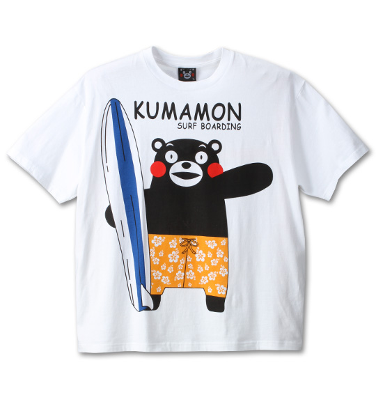くまモン 半袖Tシャツ ホワイト