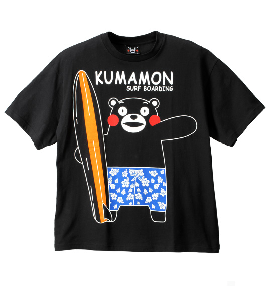 くまモン 半袖Tシャツ ブラック