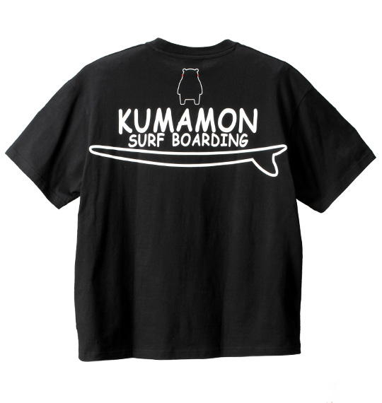 くまモン 半袖Tシャツ ブラック