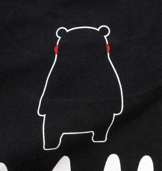 くまモン 半袖Tシャツ ブラック