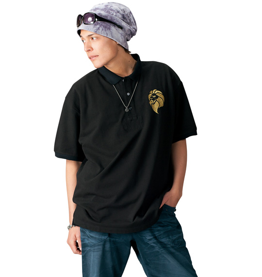NESTA BRAND 半袖ポロシャツ ブラック