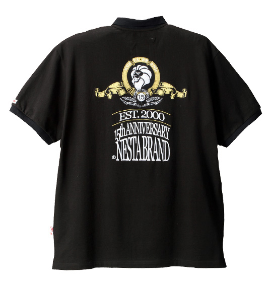 NESTA BRAND 半袖ポロシャツ ブラック
