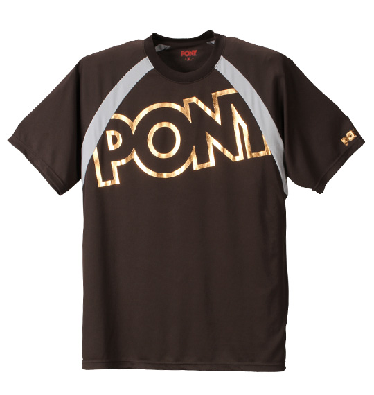 PONY 半袖Tシャツ ブラウン