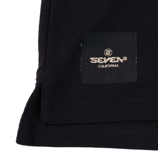 SEVEN2 半袖ポロシャツ ブラック