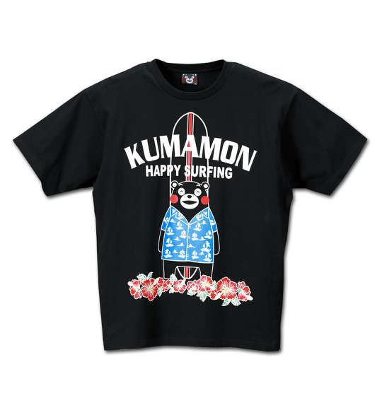 くまモン 半袖Tシャツ ブラック