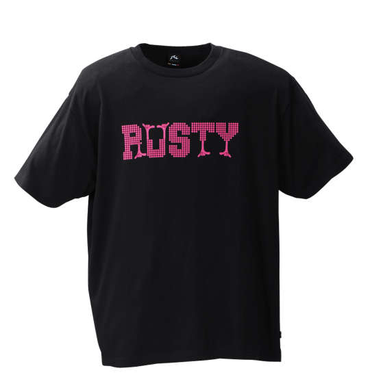RUSTY 半袖Tシャツ ブラック