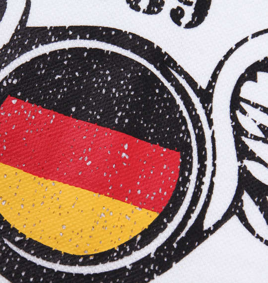 BUNDESWEAR 鹿の子半袖ポロシャツ ホワイト