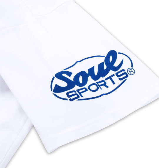 SOUL SPORTS SOUL4連ロゴ半袖Tシャツ ホワイト