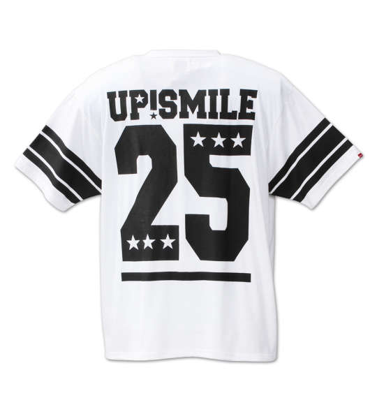 UP!SMILE ストリートスター半袖Tシャツ ホワイト