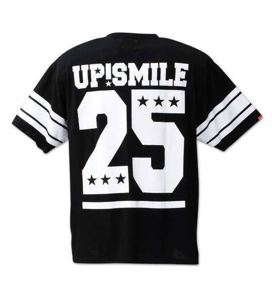 UP!SMILE ストリートスター半袖Tシャツ ブラック