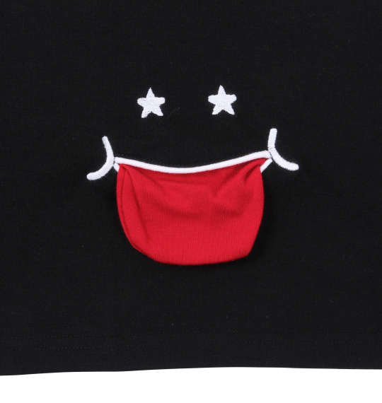 UP!SMILE ストリートスター半袖Tシャツ ブラック