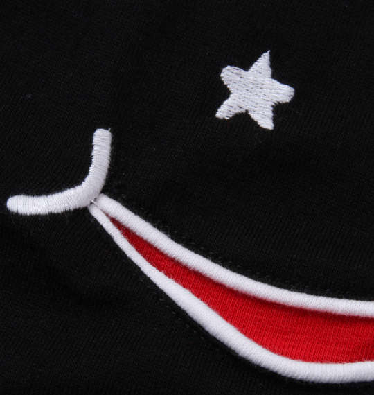 UP!SMILE ストリートスター半袖Tシャツ ブラック