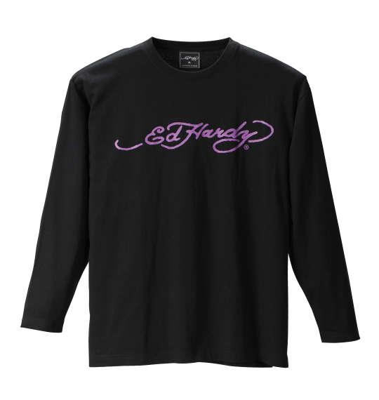 Ed Hardy 長袖Tシャツ ブラック
