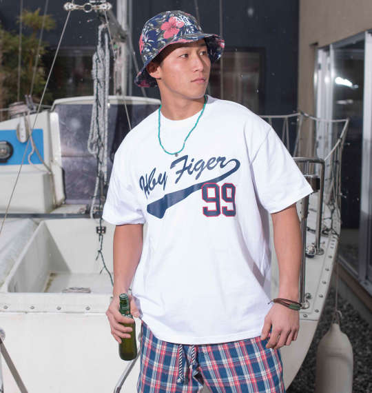 H by FIGER 半袖Tシャツ ホワイト