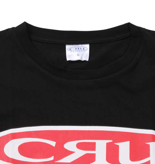 CRU ロゴ半袖Tシャツ ブラック