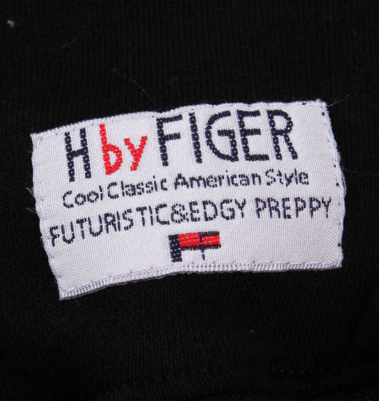 H by FIGER プルパーカー ブラック