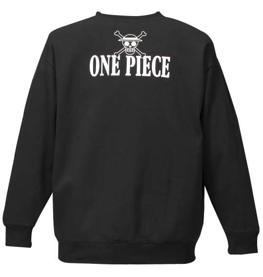 ONE PIECE 裏起毛クルートレーナー ブラック