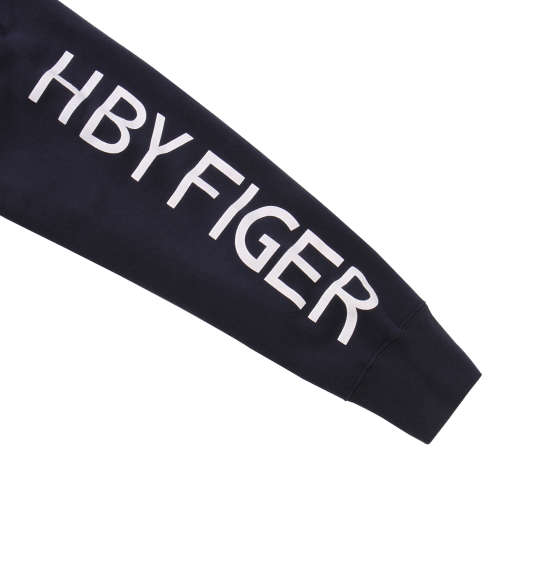 H by FIGER フルジップパーカー ネイビー