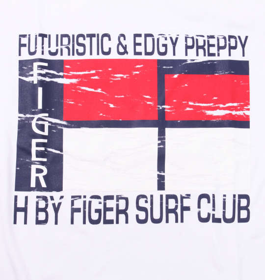 H by FIGER 半袖Tシャツ ホワイト