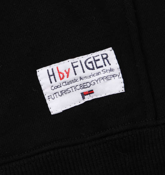 H by FIGER プルパーカー ブラック