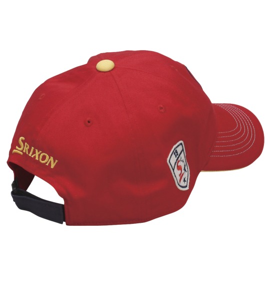SRIXON ワッペン付キャップ レッド