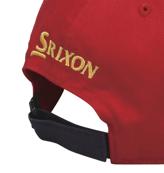 SRIXON ワッペン付キャップ レッド